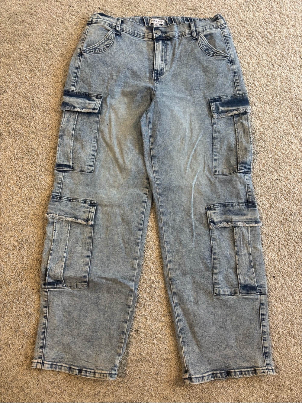 J for Justify Light Blue Washed Denim Jeans